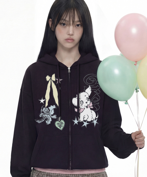 ユニセックス]COLLECT WITH フードパーカー_BLACK（パーカー）｜GRAVER