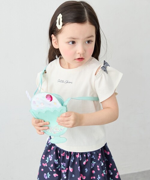 ANY（エニィ）の「シャラシャラショルダーバッグ（ショルダーバッグ・キッズ・ライトグリーン系/ホワイト系/サックスブルー系・F）」の14枚目の写真