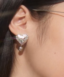 Soierie | ハート バーベル ピアス /  Heart barbell pierce(ピアス（両耳用）)