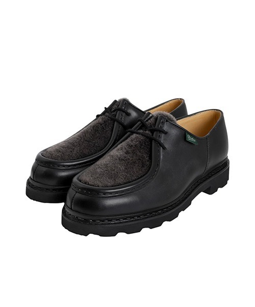Paraboot（パラブーツ）の「PARABOOT / パラブーツ：別注 MICHAEL MOUTON（ムートン）：ONLYARK-5-2508[MUS]（その他シューズ・メンズ・ブラック・41/40.5/40）」の2枚目の写真
