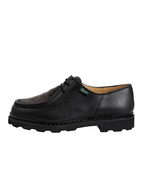 Paraboot（パラブーツ）の「PARABOOT / パラブーツ：別注 MICHAEL MOUTON（ムートン）：ONLYARK-5-2508[MUS]（その他シューズ・メンズ・ブラック・41/40.5/40）」の4枚目の写真