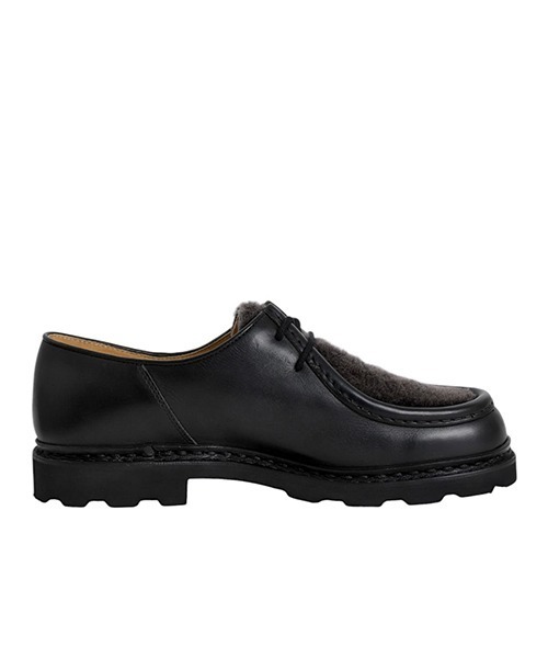 Paraboot（パラブーツ）の「PARABOOT / パラブーツ：別注 MICHAEL MOUTON（ムートン）：ONLYARK-5-2508[MUS]（その他シューズ・メンズ・ブラック・41/40.5/40）」の5枚目の写真