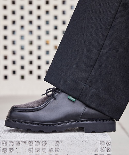 Paraboot（パラブーツ）の「PARABOOT / パラブーツ：別注 MICHAEL MOUTON（ムートン）：ONLYARK-5-2508[MUS]（その他シューズ・メンズ・ブラック・41/40.5/40）」の12枚目の写真