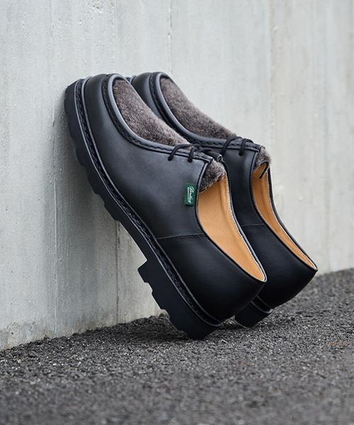 Paraboot（パラブーツ）の「PARABOOT / パラブーツ：別注 MICHAEL MOUTON（ムートン）：ONLYARK-5-2508[MUS]（その他シューズ・メンズ・ブラック・41/40.5/40）」の15枚目の写真