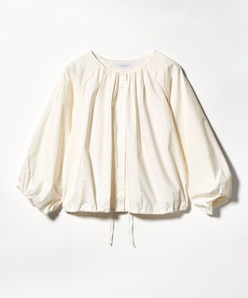 A DAY IN THE LIFE UNITED ARROWS(アデイインザライフユナイテッドアローズ)の「ギャザー バルーンスリーブ ブラウス <A DAY IN THE LIFE>(シャツ/ブラウス・レディース・ダークグレー/モカ/オフホワイト・FREE)」の12枚目の写真