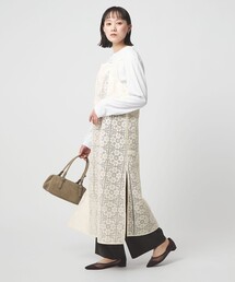 green label relaxing | シアー レース キャミソール ワンピース(ワンピース)