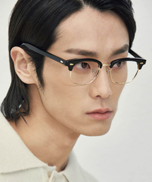 AMBEROPTICAL（アンバーオプティカル）の「ハンク 51 ブラック ゴールド（メガネ）」