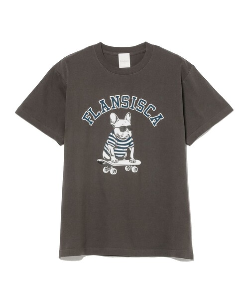 fLAnsisCA（フランシスカ）の「fLAnsisCA / Print T-Shirt②（Tシャツ/カットソー・メンズ・チャコールグレー/ホワイト・M/L/S/XL）」の2枚目の写真