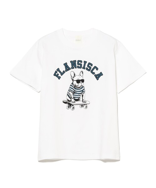 fLAnsisCA（フランシスカ）の「fLAnsisCA / Print T-Shirt②（Tシャツ/カットソー・メンズ・チャコールグレー/ホワイト・M/L/S/XL）」の3枚目の写真