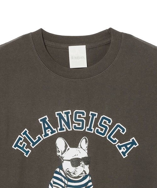 fLAnsisCA（フランシスカ）の「fLAnsisCA / Print T-Shirt②（Tシャツ/カットソー・メンズ・チャコールグレー/ホワイト・M/L/S/XL）」の7枚目の写真