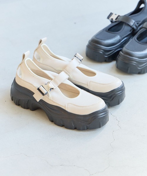 BAYFLOW(ベイフロー)の「スニーカーメリージェーン(スニーカー・レディース・ブラック/アイボリー・LARGE/MEDIUM)」の20枚目の写真