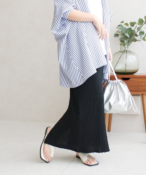 Social GIRL(ソーシャルガール)の「/Social GIRL/ウェーブジャガードロンT(Tシャツ/カットソー・レディース・グレイッシュベージュ・M)」の20枚目の写真