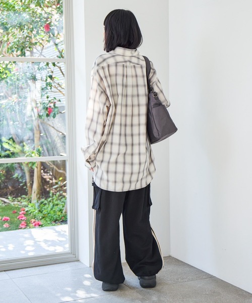 PBLIM（ページボーイリム）の「《UNISEX》オンブレシャツ（シャツ/ブラウス・レディース・オレンジ系その他/ブルー系その他/ホワイト系その他・FREE）」の10枚目の写真