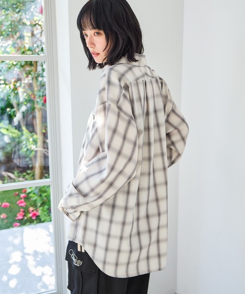 PBLIM（ページボーイリム）の「《UNISEX》オンブレシャツ（シャツ/ブラウス・レディース・オレンジ系その他/ブルー系その他/ホワイト系その他・FREE）」の7枚目の写真