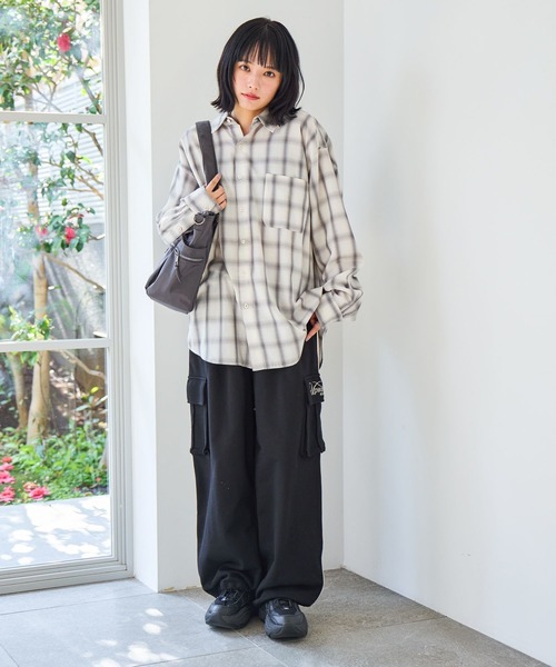 PBLIM（ページボーイリム）の「《UNISEX》オンブレシャツ（シャツ/ブラウス・レディース・オレンジ系その他/ブルー系その他/ホワイト系その他・FREE）」の8枚目の写真