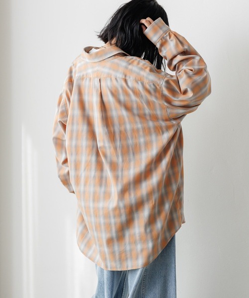 PBLIM（ページボーイリム）の「《UNISEX》オンブレシャツ（シャツ/ブラウス・レディース・オレンジ系その他/ブルー系その他/ホワイト系その他・FREE）」の21枚目の写真