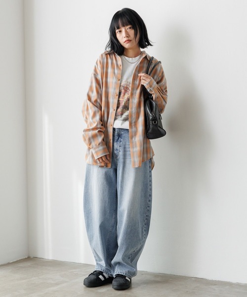 PBLIM（ページボーイリム）の「《UNISEX》オンブレシャツ（シャツ/ブラウス・レディース・オレンジ系その他/ブルー系その他/ホワイト系その他・FREE）」の22枚目の写真
