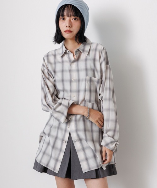 PBLIM（ページボーイリム）の「《UNISEX》オンブレシャツ（シャツ/ブラウス・レディース・オレンジ系その他/ブルー系その他/ホワイト系その他・FREE）」の11枚目の写真