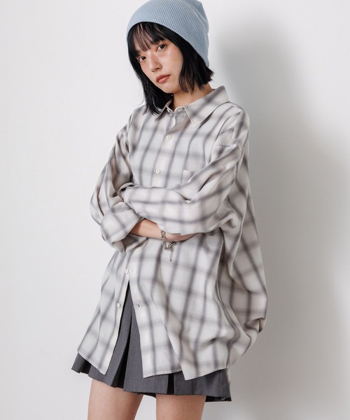 PBLIM（ページボーイリム）の「《UNISEX》オンブレシャツ（シャツ/ブラウス・レディース・オレンジ系その他/ブルー系その他/ホワイト系その他・FREE）」の12枚目の写真