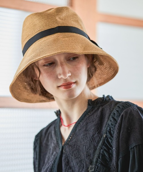 GEORGE'S(ジョージズ)の「RIBBON HAT26(ハット・レディース・ダークブラウン/ブラウン・FREE)」の8枚目の写真