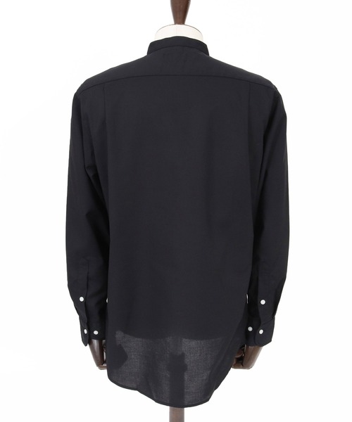 1minute 1second(ワンミニットワンセカンド)の「ms6426-mini OX band collar shirt (cursive embroidery) バンドカラーシャツ(1M26N220)(シャツ/ブラウス・メンズ・グリーン系その他/ホワイト/ブラック・XL/L/M/S)」の19枚目の写真