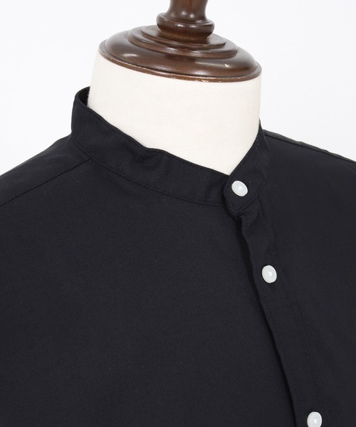 1minute 1second(ワンミニットワンセカンド)の「ms6426-mini OX band collar shirt (cursive embroidery) バンドカラーシャツ(1M26N220)(シャツ/ブラウス・メンズ・グリーン系その他/ホワイト/ブラック・XL/L/M/S)」の20枚目の写真