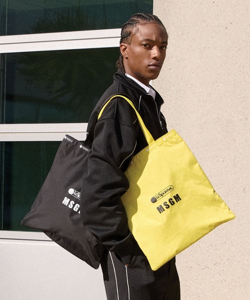 MSGM（エムエスジーエム）の「【MSGM×LeSportsac】Large Emerald Tote Black（トートバッグ・レディース・ブラック・ONE SIZE）」の8枚目の写真