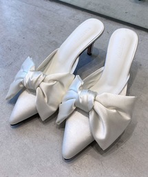 Narcissus | 【Narcissus】ハートリボンミュール(パンプス)