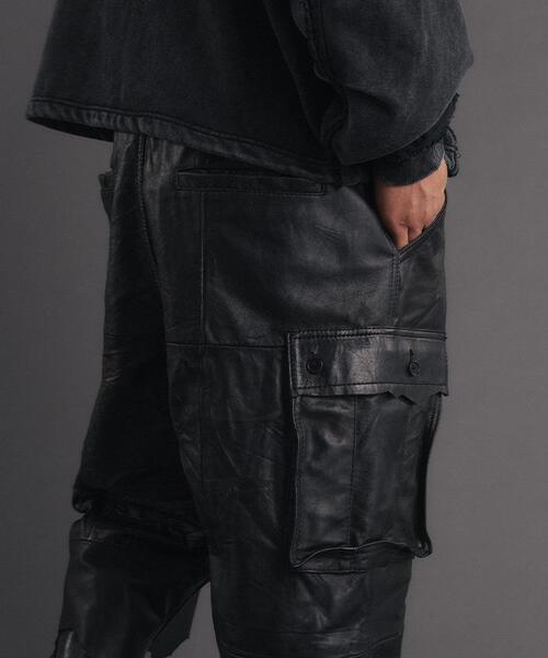 セール】FR(13)NDS /フレンズ/REPRO-LEATHER CARGO SHORTS（その他
