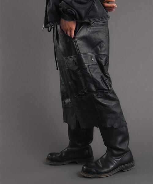 FR(13)NDS(フレンズ)の「FR(13)NDS /フレンズ/REPRO-LEATHER CARGO SHORTS(その他パンツ・メンズ・ブラック・M/L)」の20枚目の写真