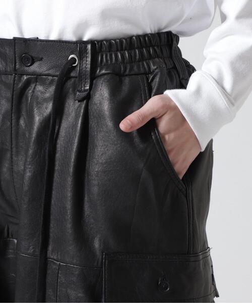 FR(13)NDS /フレンズ/REPRO-LEATHER CARGO SHORTS（その他パンツ）｜FR
