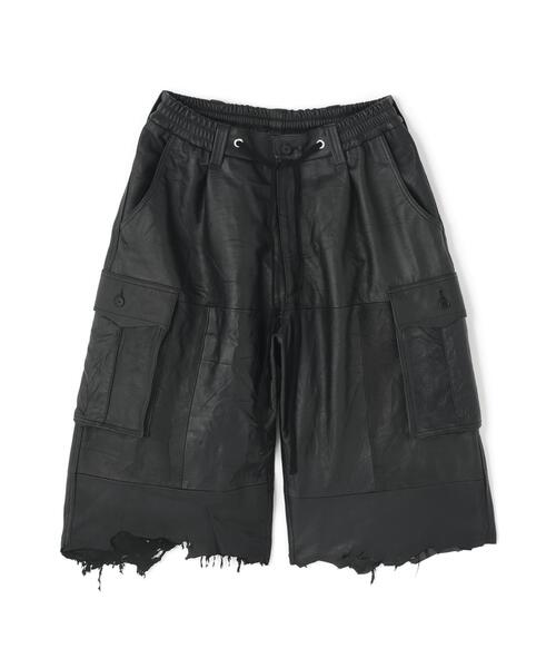 FR(13)NDS(フレンズ)の「FR(13)NDS /フレンズ/REPRO-LEATHER CARGO SHORTS(その他パンツ・メンズ・ブラック・M/L)」の7枚目の写真