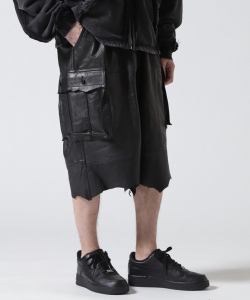 FR(13)NDS(フレンズ)の「FR(13)NDS /フレンズ/REPRO-LEATHER CARGO SHORTS(その他パンツ・メンズ・ブラック・M/L)」の12枚目の写真