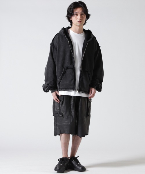 FR(13)NDS(フレンズ)の「FR(13)NDS /フレンズ/REPRO-LEATHER CARGO SHORTS(その他パンツ・メンズ・ブラック・M/L)」の8枚目の写真