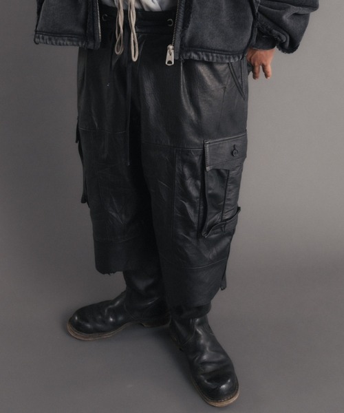 FR(13)NDS(フレンズ)の「FR(13)NDS /フレンズ/REPRO-LEATHER CARGO SHORTS(その他パンツ・メンズ・ブラック・M/L)」の15枚目の写真