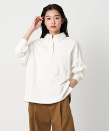 MARW UNITED ARROWS（マルゥ ユナイテッドアローズ）の「＜MARW UNITED ARROWS＞ポロカラー オーバー スウェット プルオーバー（スウェット）」