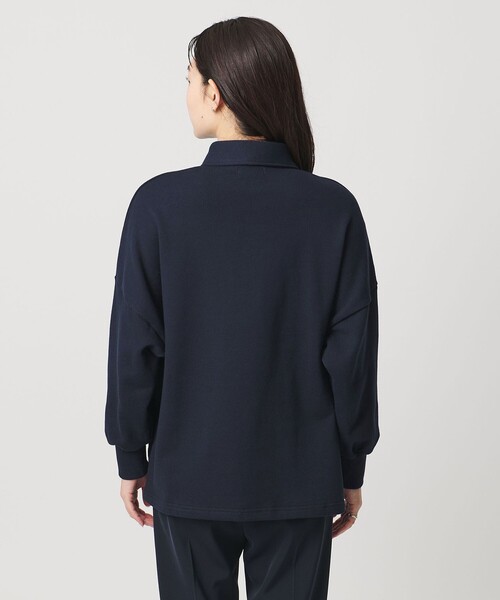 MARW UNITED ARROWS（マルゥ ユナイテッドアローズ）の「＜MARW UNITED ARROWS＞ポロカラー オーバー スウェット プルオーバー（スウェット・レディース・ホワイト/ネイビー/ブラック・FREE）」の11枚目の写真
