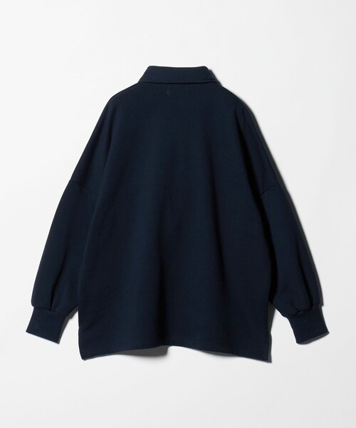 MARW UNITED ARROWS（マルゥ ユナイテッドアローズ）の「＜MARW UNITED ARROWS＞ポロカラー オーバー スウェット プルオーバー（スウェット・レディース・ホワイト/ネイビー/ブラック・FREE）」の13枚目の写真
