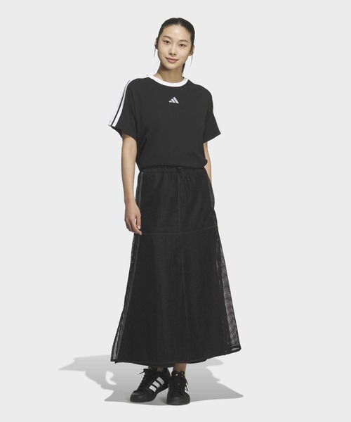 adidas(アディダス)の「マストハブ メッシュ レイヤードスカート / アディダス adidas(スカート・レディース・ブラウン/ブラック・LARGE/XX-LARGE/X-SMALL/SMALL/X-LARGE/MEDIUM)」の6枚目の写真