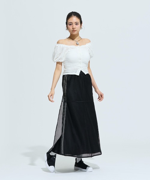 adidas(アディダス)の「マストハブ メッシュ レイヤードスカート / アディダス adidas(スカート・レディース・ブラウン/ブラック・LARGE/XX-LARGE/X-SMALL/SMALL/X-LARGE/MEDIUM)」の13枚目の写真