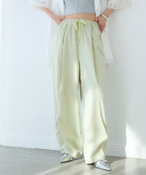 ELLEgirl（エルガール）の「イージーコクーンパンツ（その他パンツ・レディース・ライム/ベージュ/チャコール・TM/M）」の19枚目の写真