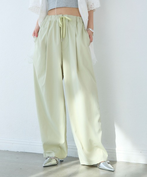 ELLEgirl（エルガール）の「イージーコクーンパンツ（その他パンツ・レディース・ライム/ベージュ/チャコール・TM/M）」の20枚目の写真