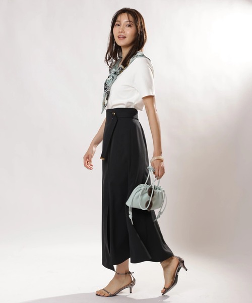 JUSGLITTY（ジャスグリッティー）の「アシメヘムマーメイドスカート（スカート・レディース・ブラック/ブルー/キャメル・0/1/2）」の9枚目の写真