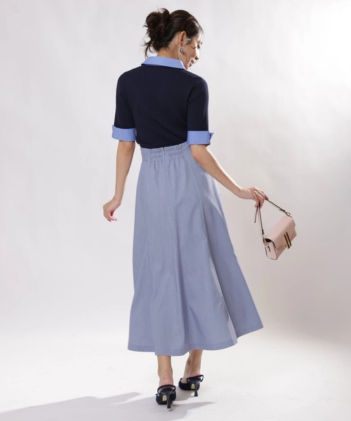 JUSGLITTY（ジャスグリッティー）の「アシメヘムマーメイドスカート（スカート・レディース・ブラック/ブルー/キャメル・0/1/2）」の13枚目の写真