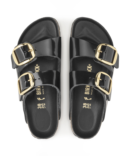 BIRKENSTOCK(ビルケンシュトック)の「BIRKENSTOCK/ビルケンシュトック Arizona Big Buckle 1021476/1031873(サンダル・レディース・アイボリー/ブラック・39/38/37/36)」の3枚目の写真
