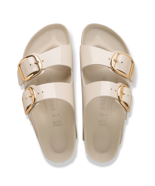 BIRKENSTOCK(ビルケンシュトック)の「BIRKENSTOCK/ビルケンシュトック Arizona Big Buckle 1021476/1031873(サンダル・レディース・アイボリー/ブラック・39/38/37/36)」の9枚目の写真
