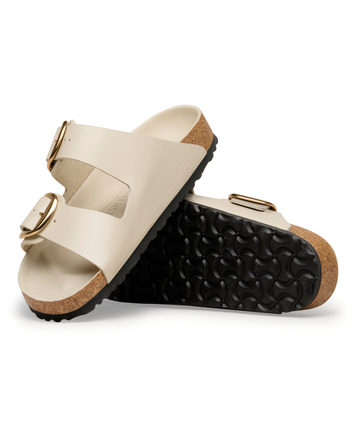 BIRKENSTOCK(ビルケンシュトック)の「BIRKENSTOCK/ビルケンシュトック Arizona Big Buckle 1021476/1031873(サンダル・レディース・アイボリー/ブラック・39/38/37/36)」の10枚目の写真