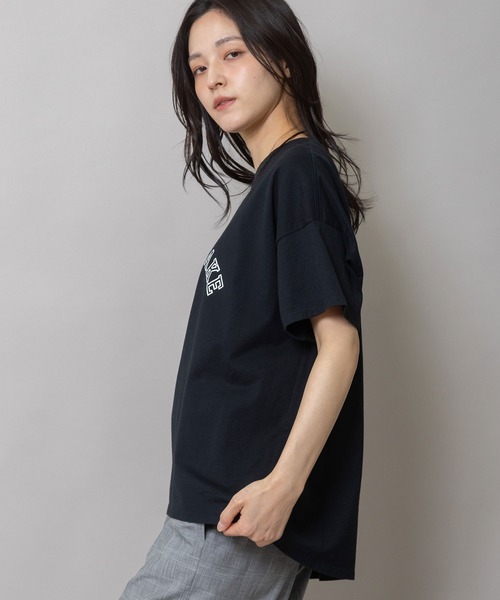 Munich(ミューニック)の「”A PIECE OF CAKE”ロゴプリントTシャツ(Tシャツ/カットソー・レディース・ホワイト/グリーン/ブラック・FREE)」の16枚目の写真