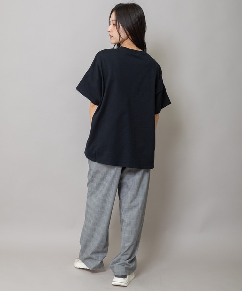 Munich(ミューニック)の「”A PIECE OF CAKE”ロゴプリントTシャツ(Tシャツ/カットソー・レディース・ホワイト/グリーン/ブラック・FREE)」の18枚目の写真