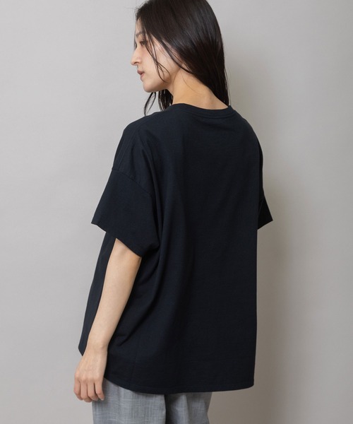 Munich(ミューニック)の「”A PIECE OF CAKE”ロゴプリントTシャツ(Tシャツ/カットソー・レディース・ホワイト/グリーン/ブラック・FREE)」の17枚目の写真